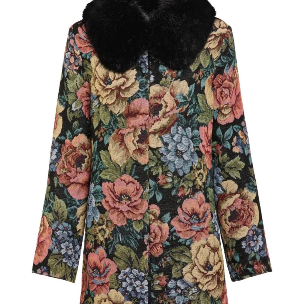 UNREAL FUR MONARCH COAT - SZ. XL